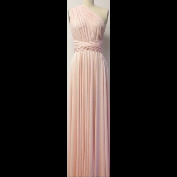 Peach Cream Infinity Dress - Picture 11 of 16